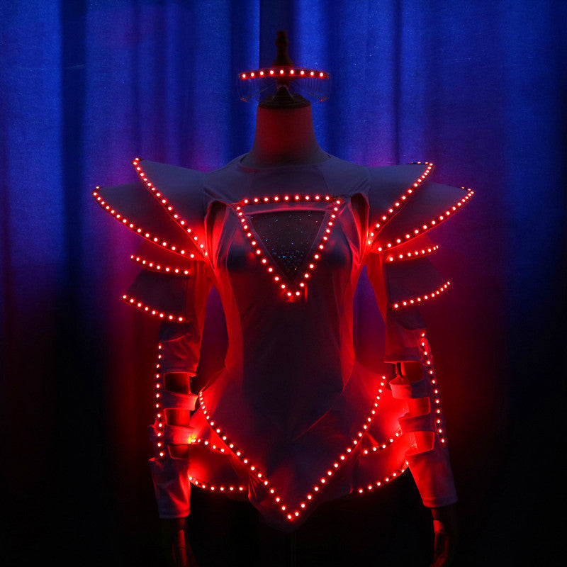 Impresive Full-color LED Light-up Skirt Costume